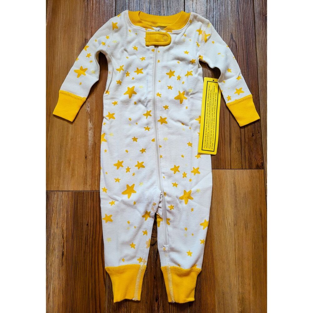 Hanna Andersson NWT Size 60 / 3-6 months Gender Neutral PJs Long Sleeve Sleeper